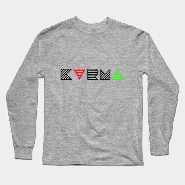 KARMA Long Sleeve T-Shirt by gianz